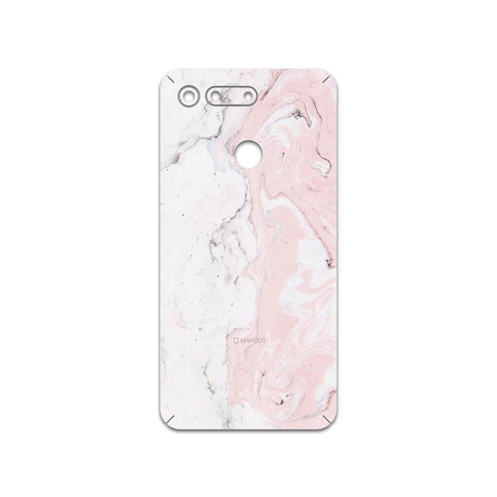 برچسب پوششی ماهوت مدل Blanco-Pink-Marble مناسب برای گوشی موبایل آنر View 20 MAHOOT Blanco-Pink-Marble Cover Sticker for Honor View 20